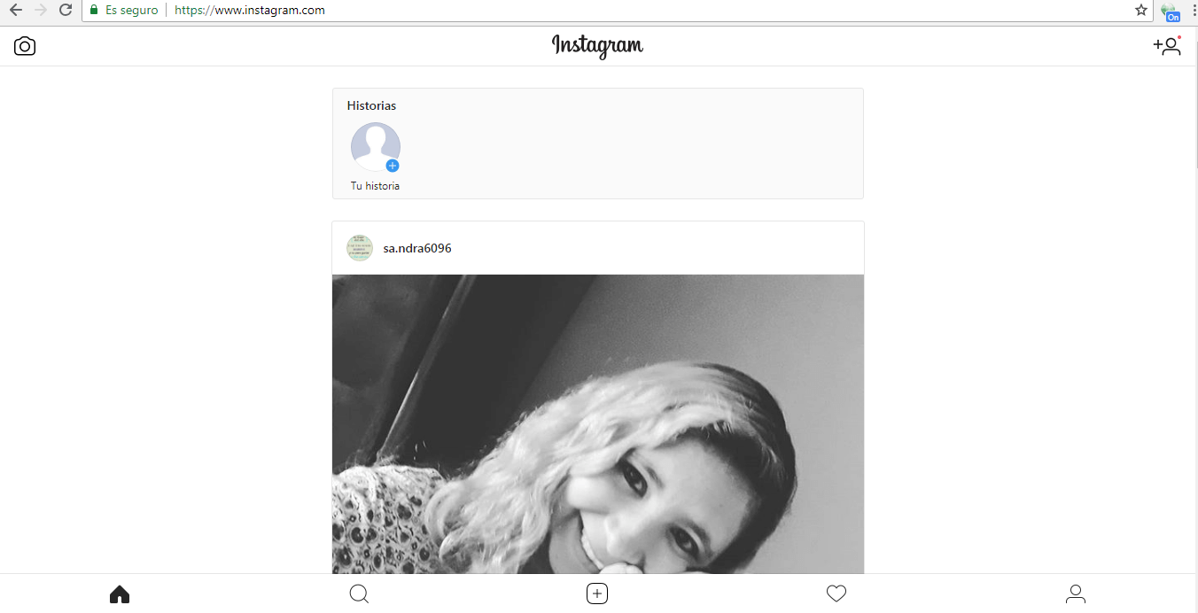 Cómo subir fotos a Instagram desde la computadora 3