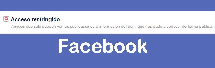 En Facebook ¿Qué significa: “Con acceso restringido”? 1 En Facebook Qué significa Con acceso restringido