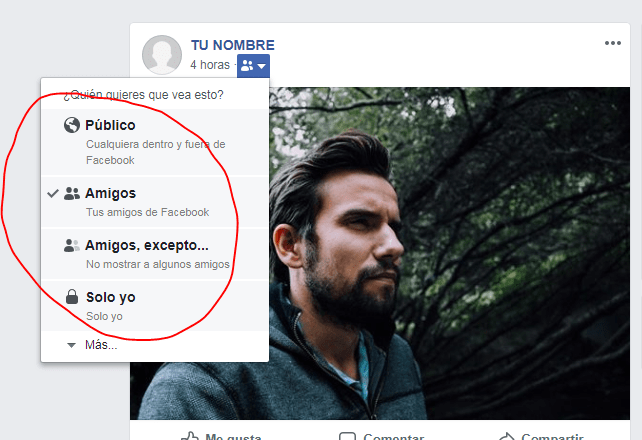 Cómo poner mi Facebook privado para desconocidos ¿Cómo poner mi Facebook privado para desconocidos? 3