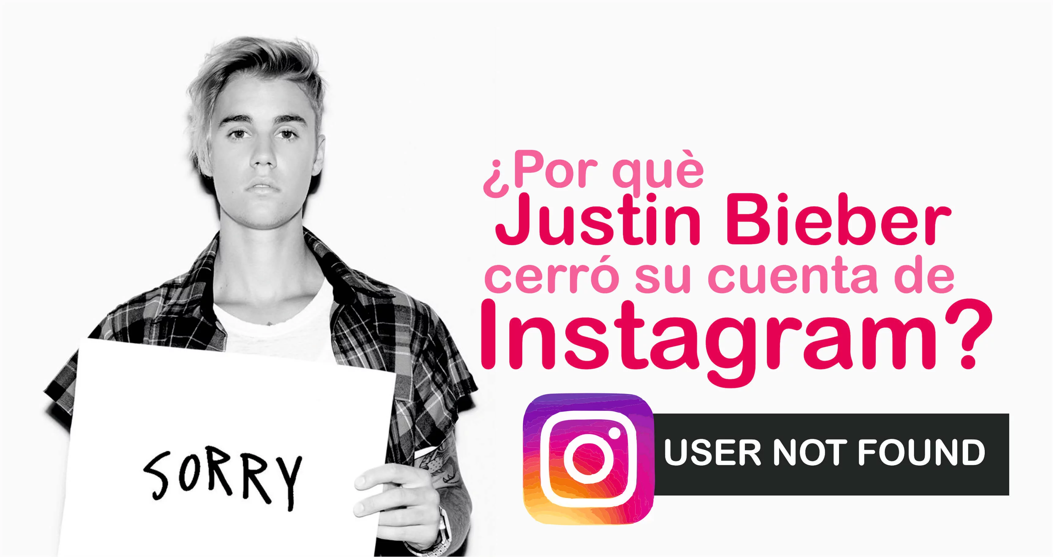 ¿Por qué Justin Bieber cerró Instagram? 16 porque justin bieber cerro instagram