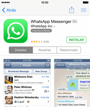 whatsapp gratis iphone