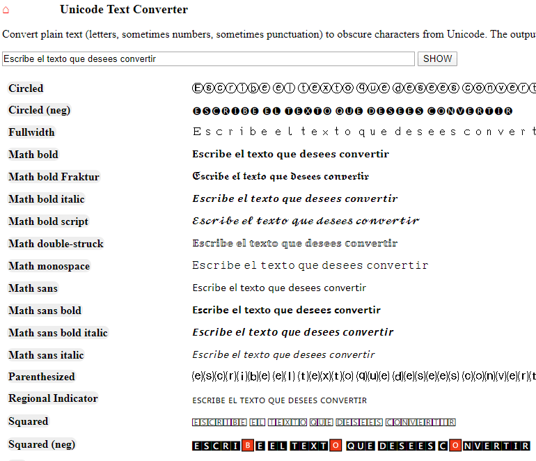 unicode-text-converter