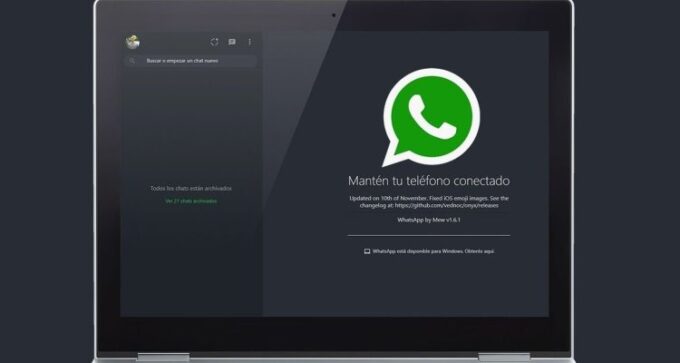 Modo oscuro para WhatsApp web