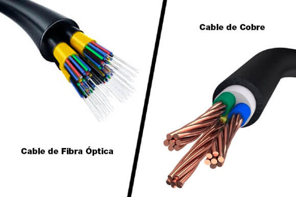 Diferencia entre los cables de cobre y cables de fibra óptica